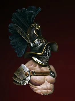 Новый В разобранном виде 1/20 Рыцарь -- древний бюст Набор из смолы DIY Игрушки Неокрашенная модель из смолы