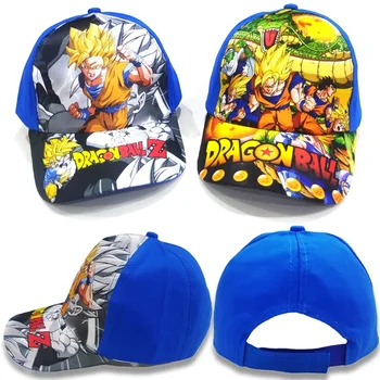 Dragon Ball Son Goku Бейсболка Аниме Дети Регулируемые Шляпы Солнца На открытом воздухе Спорт Дышащий Snapback Мальчик Девочка Козырек Шляпы Подарки